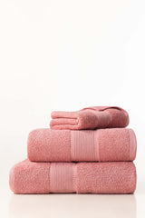 Flamingo Combed Towel Plain