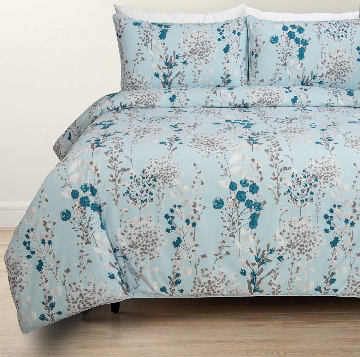 Flora Mint T-150 Quilt Cover Set