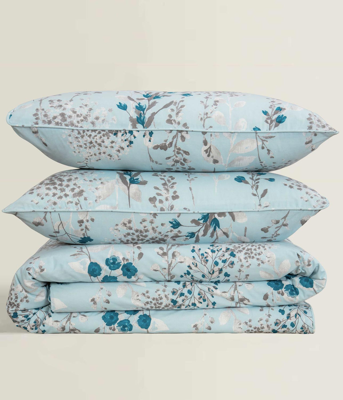 Flora Mint T-150 Quilt Cover Set