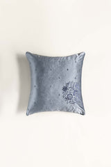 Flora Velvet Embroidered Cushion Cover