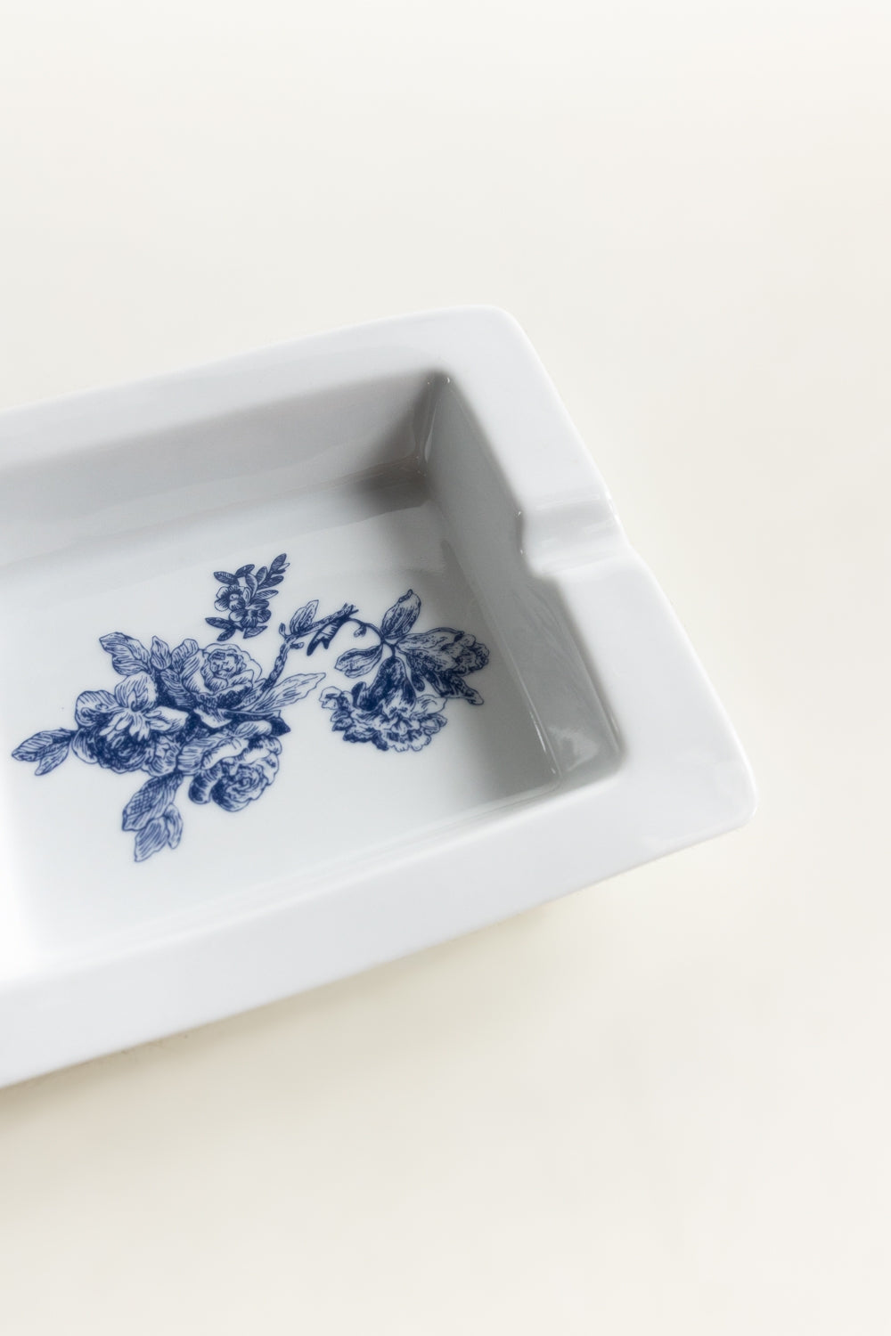 Floral Ashtray Square