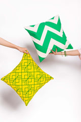 Freesia Screen Printed Cushion Cover