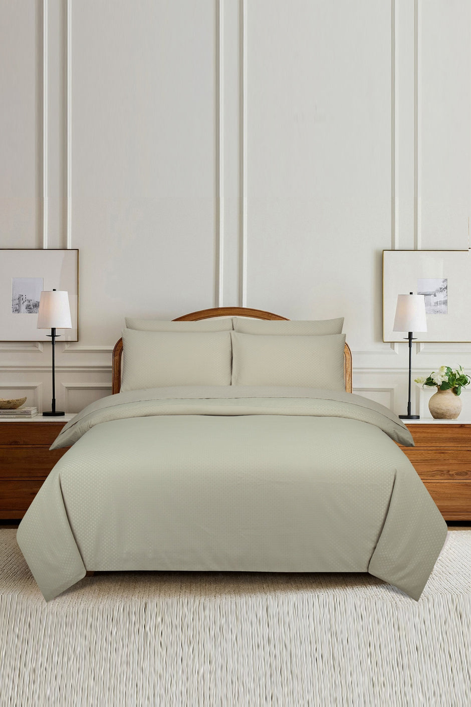 MFDD-French Oak Dyed Quilt cover Set