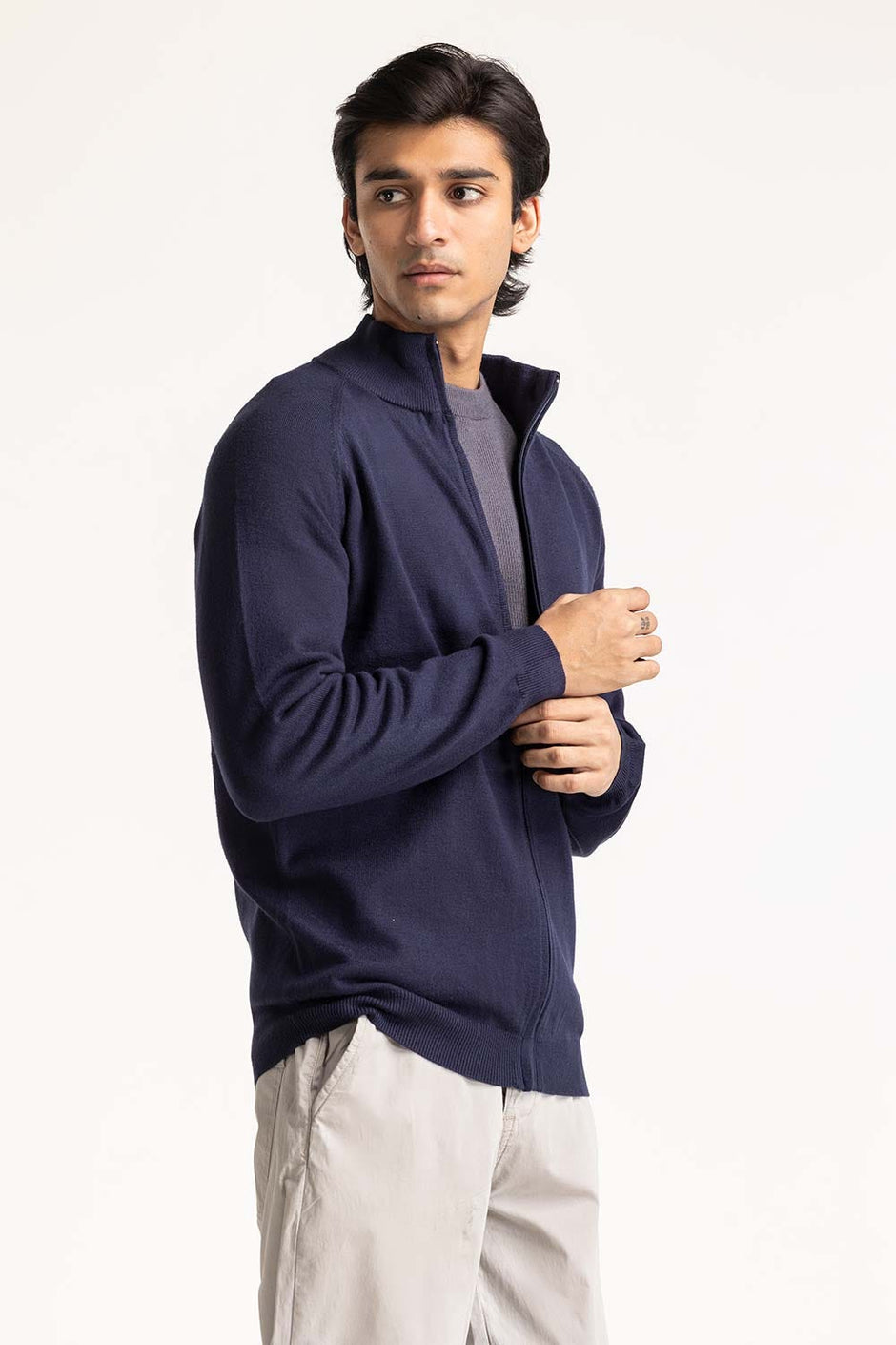 Front Open Sweater MN-SWT-WS24-091 B