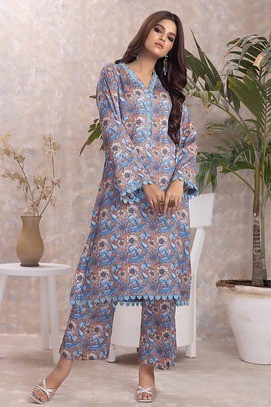 2 Piece Cotail Unstitched Suit WNST-32049