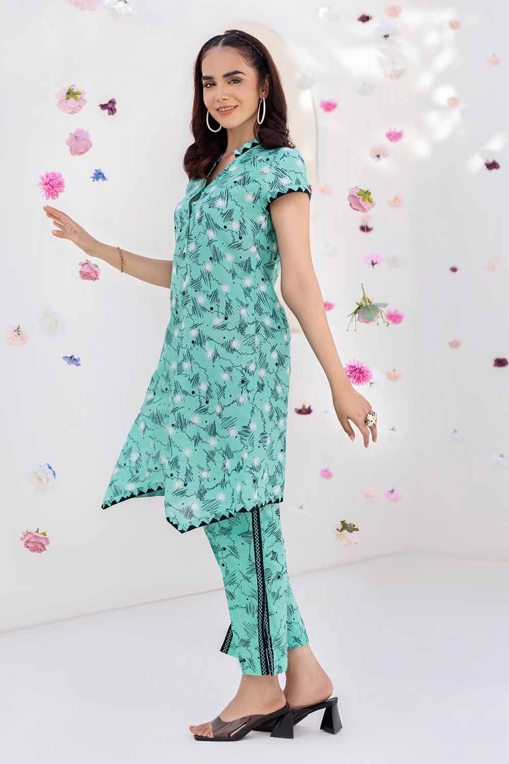 2 Piece Printed Cambric Unstitched Suit TCN-32005