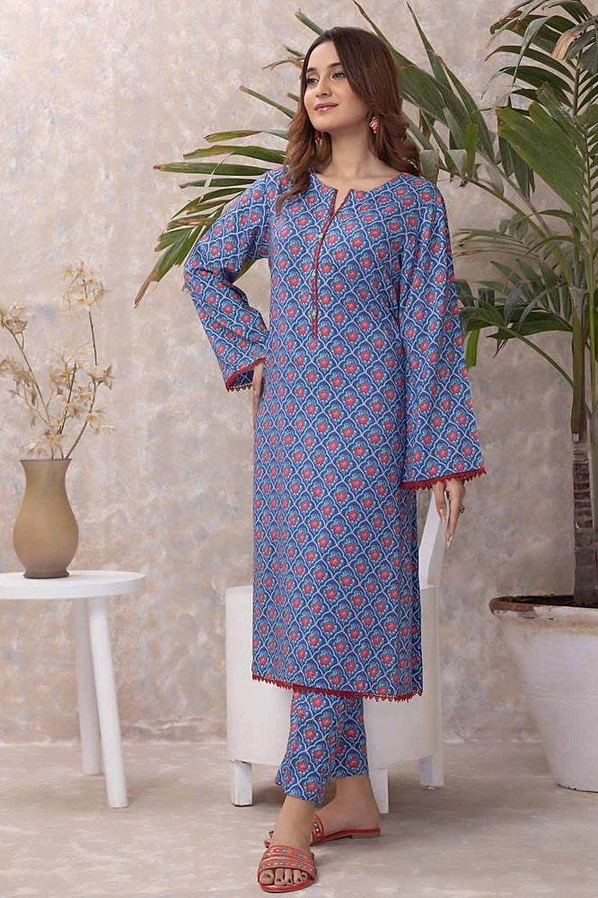 2 Piece Linen Unstitched Suit WNST-32058