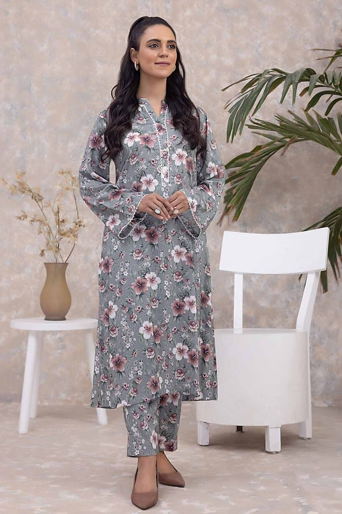 2 Piece Linen Unstitched Suit