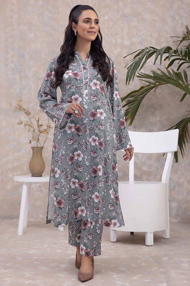2 Piece Linen Unstitched Suit