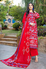 3 Piece Lawn Unstitched Printed Suit CL-32267