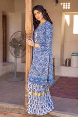 2 Piece Lawn Unstitched Printed Shirt Trousers Suit TL-32026 A