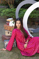 2 Piece Lawn Gold Printed Unstitched Suit TL-32039