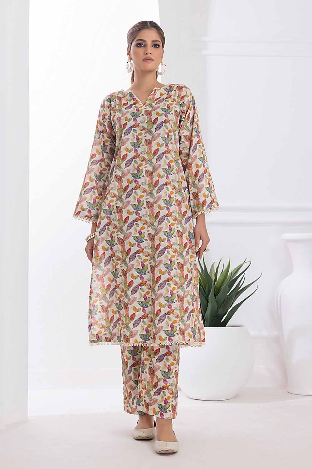 2 Piece Printed Lawn Unstitched Suit TLP-32077