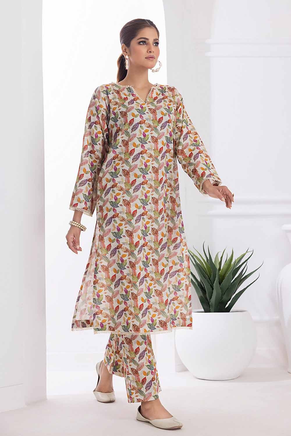 2 Piece Printed Lawn Unstitched Suit TLP-32077