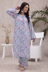 2 Piece Linen Unstitched Suit WNST-32060