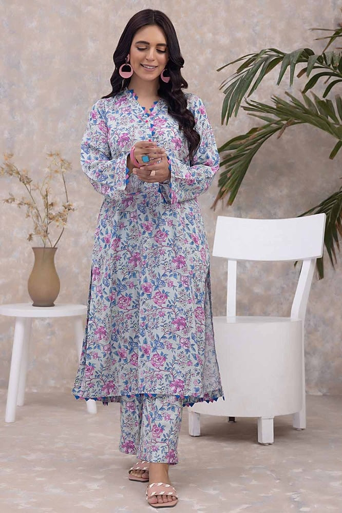 2 Piece Linen Unstitched Suit WNST-32060