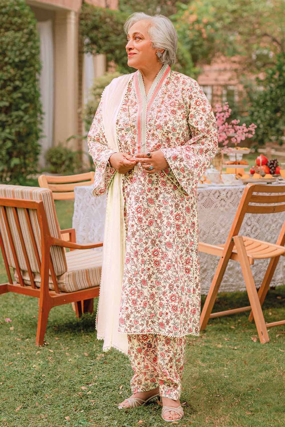 1 Piece Lawn Unstitched Printed Fabric SL-32035