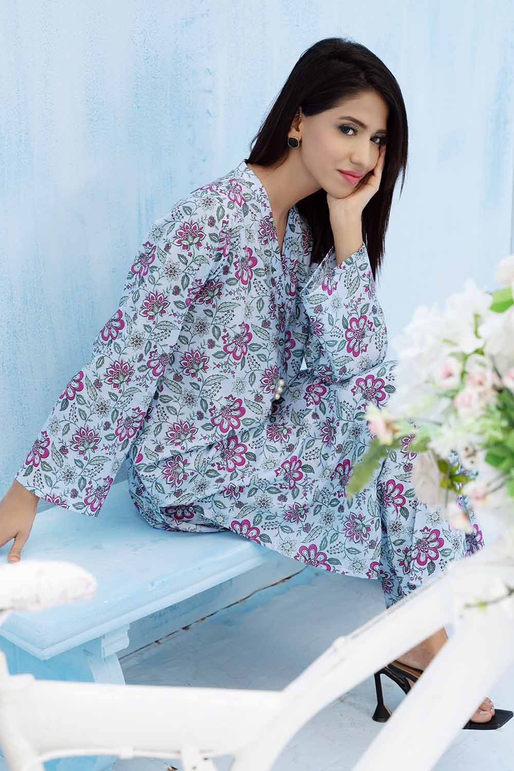 2 Piece Printed Lawn Unstitched Suit TL-32078