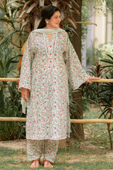1 Piece Lawn Unstitched Printed Fabric SL-32030