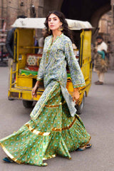 2 Piece Lawn Unstitched Printed Shirt Trousers Suit TL-32028 A