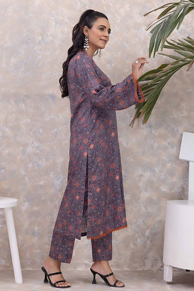 2 Piece Cotail Unstitched Suit WNST-32052