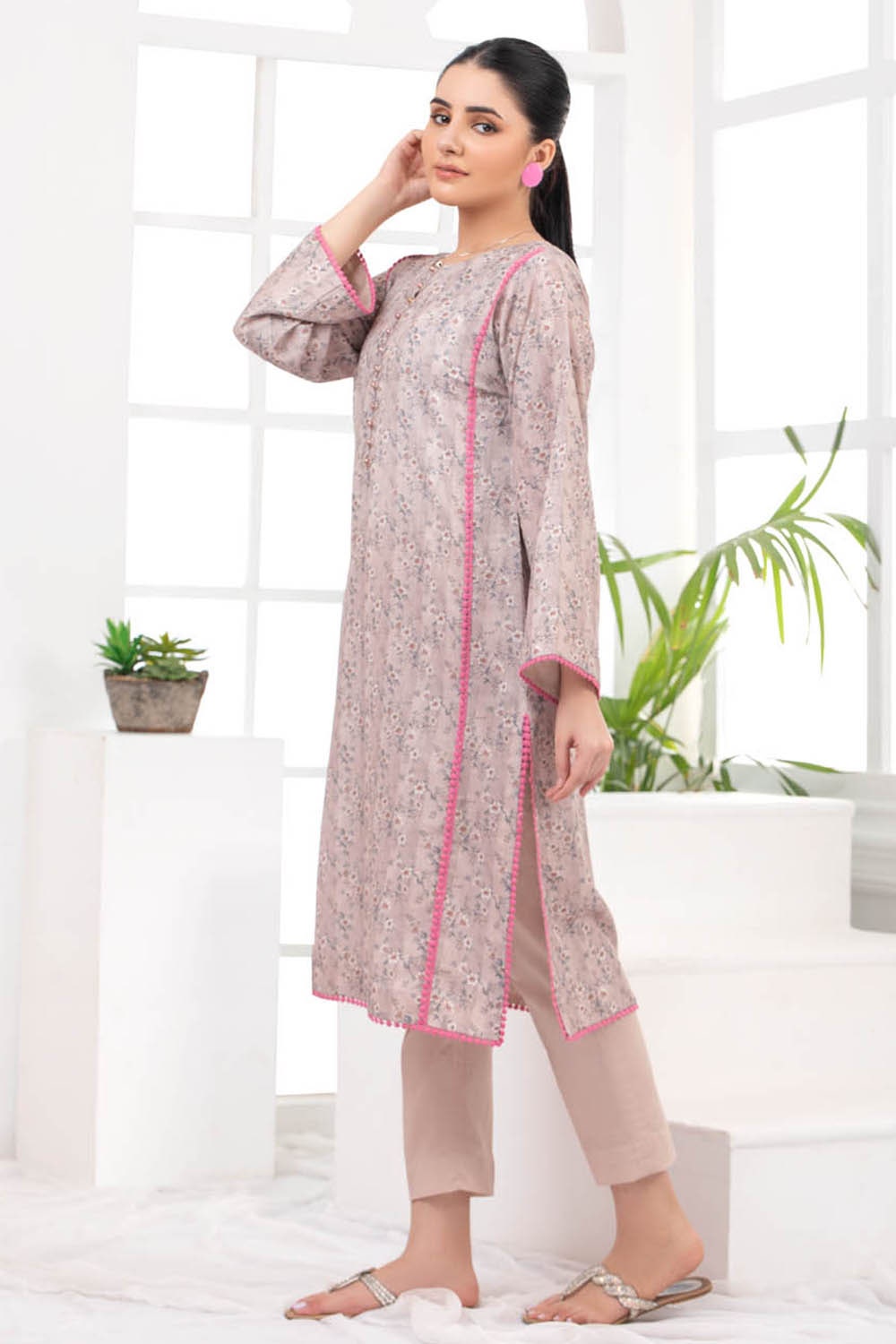2 Piece Karandi Unstitched Digital Printed Suit WNST-32037