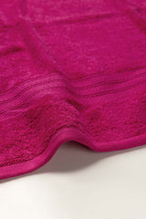 Fuchsia Dyed Bath Towel
