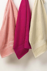 Fuchsia Dyed Bath Towel