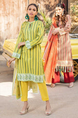 2 Piece Unstitched Printed Lawn Shirt With Lawn Dupatta TL-309 B