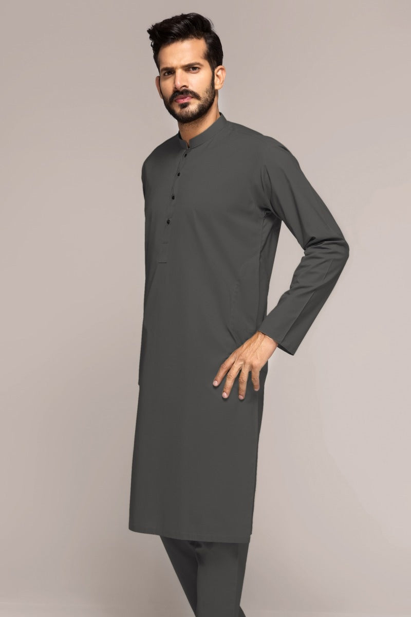 Dark Grey Unstitched Fabric CHAMPION LATHA