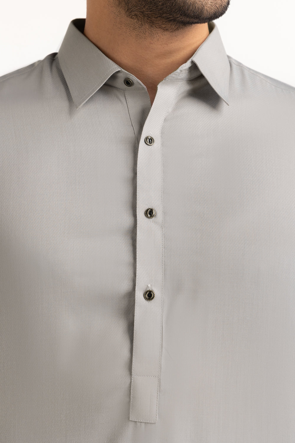 Gini Gold Unstitched Fabric Blended