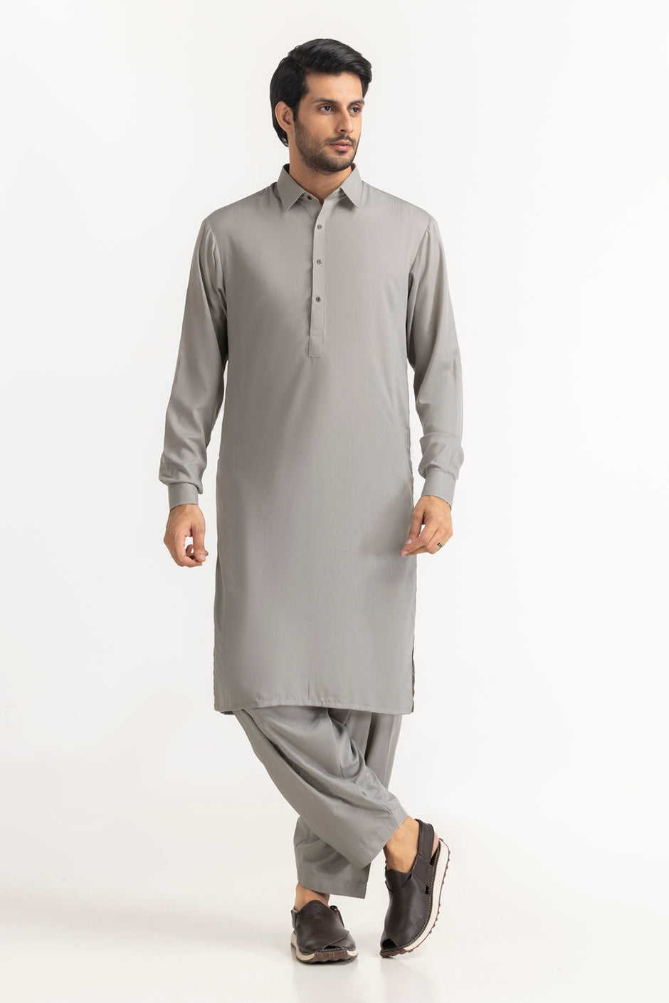 Gini Gold Unstitched Fabric Blended