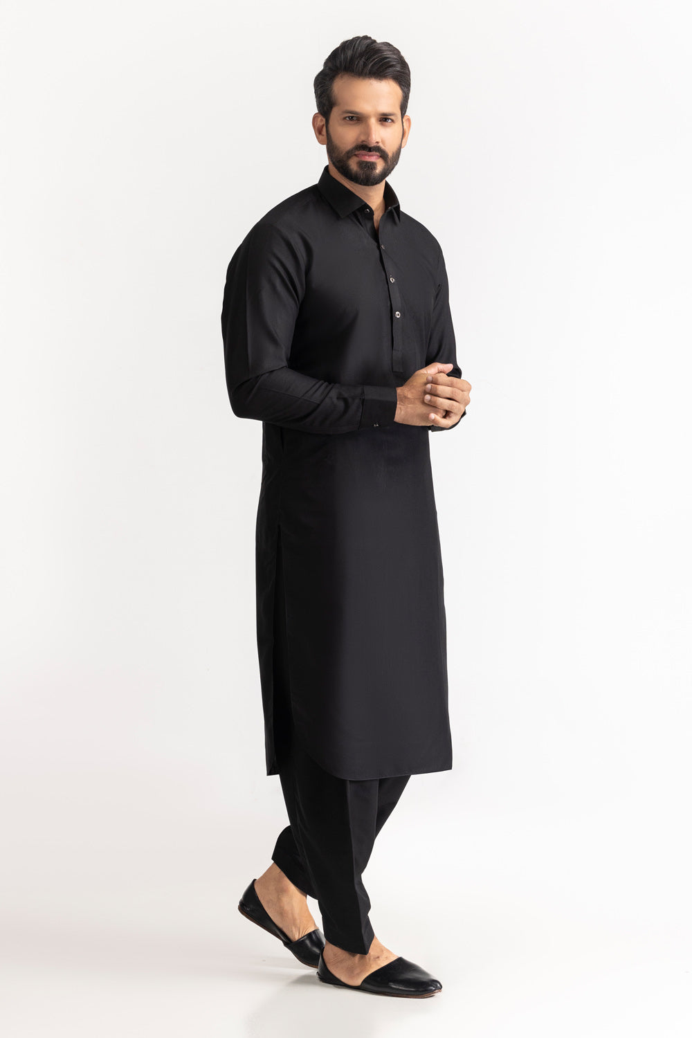 Gini Gold Unstitched Fabric Blended