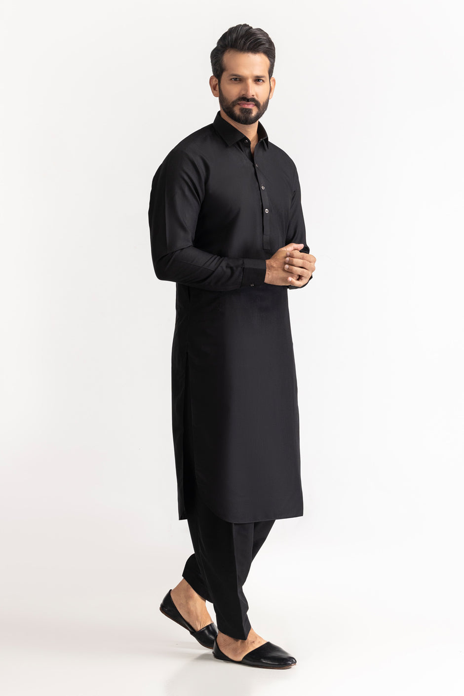 Gini Gold Unstitched Fabric Blended