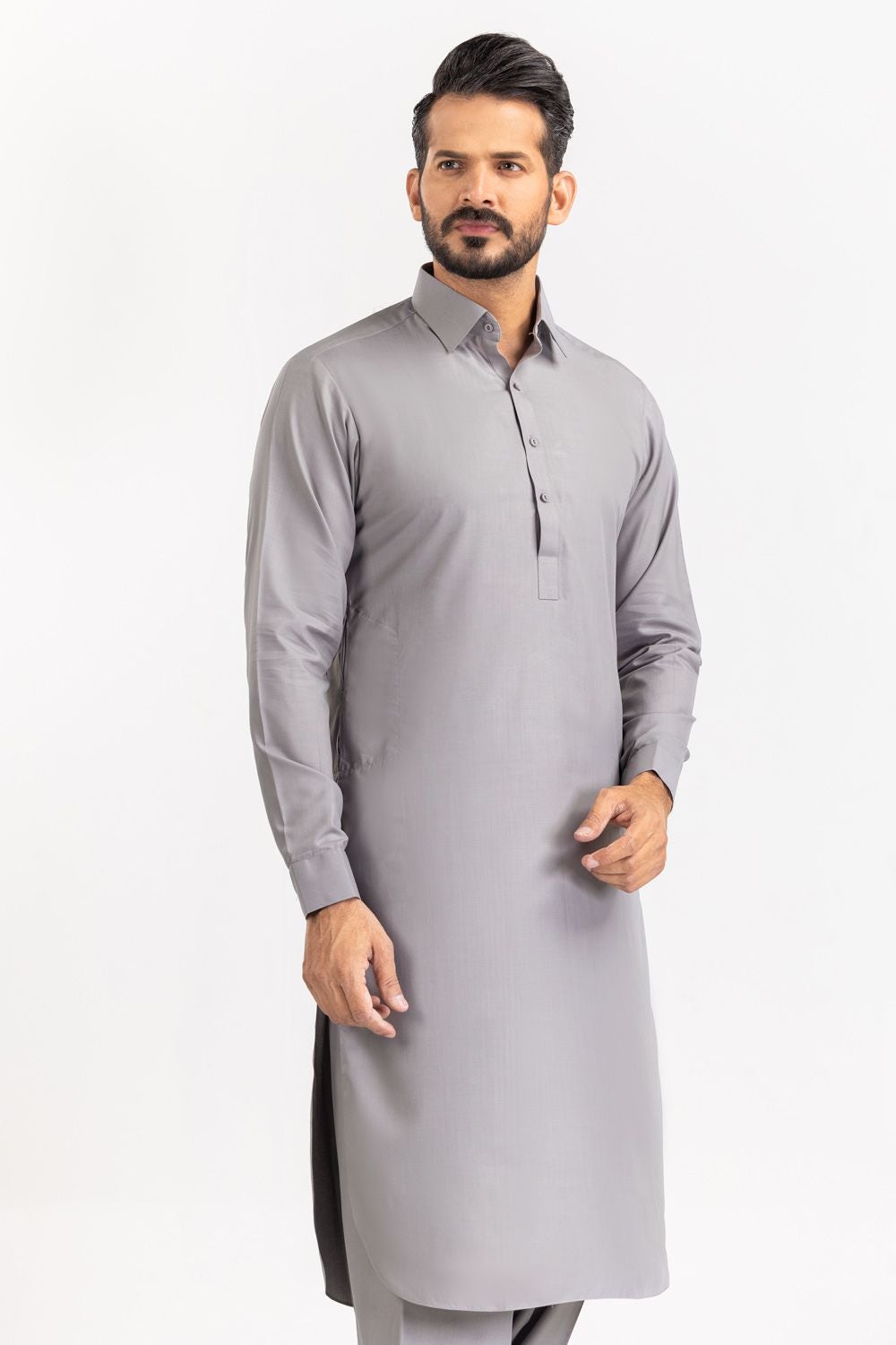 Gini Gold Unstitched Fabric Blended