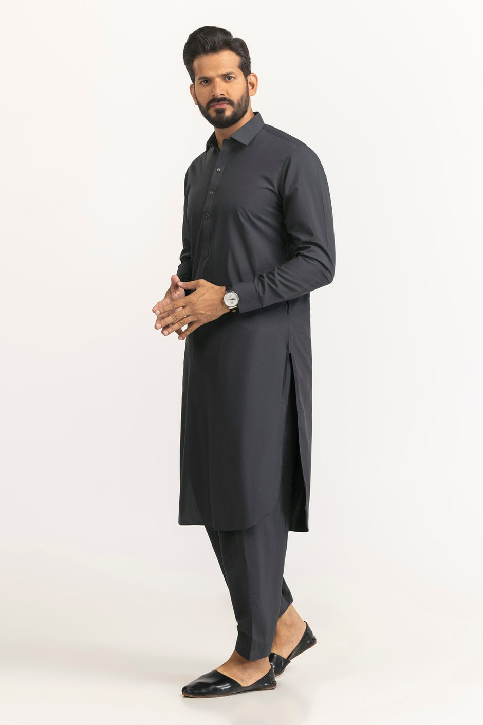 Gini Gold Unstitched Fabric Blended