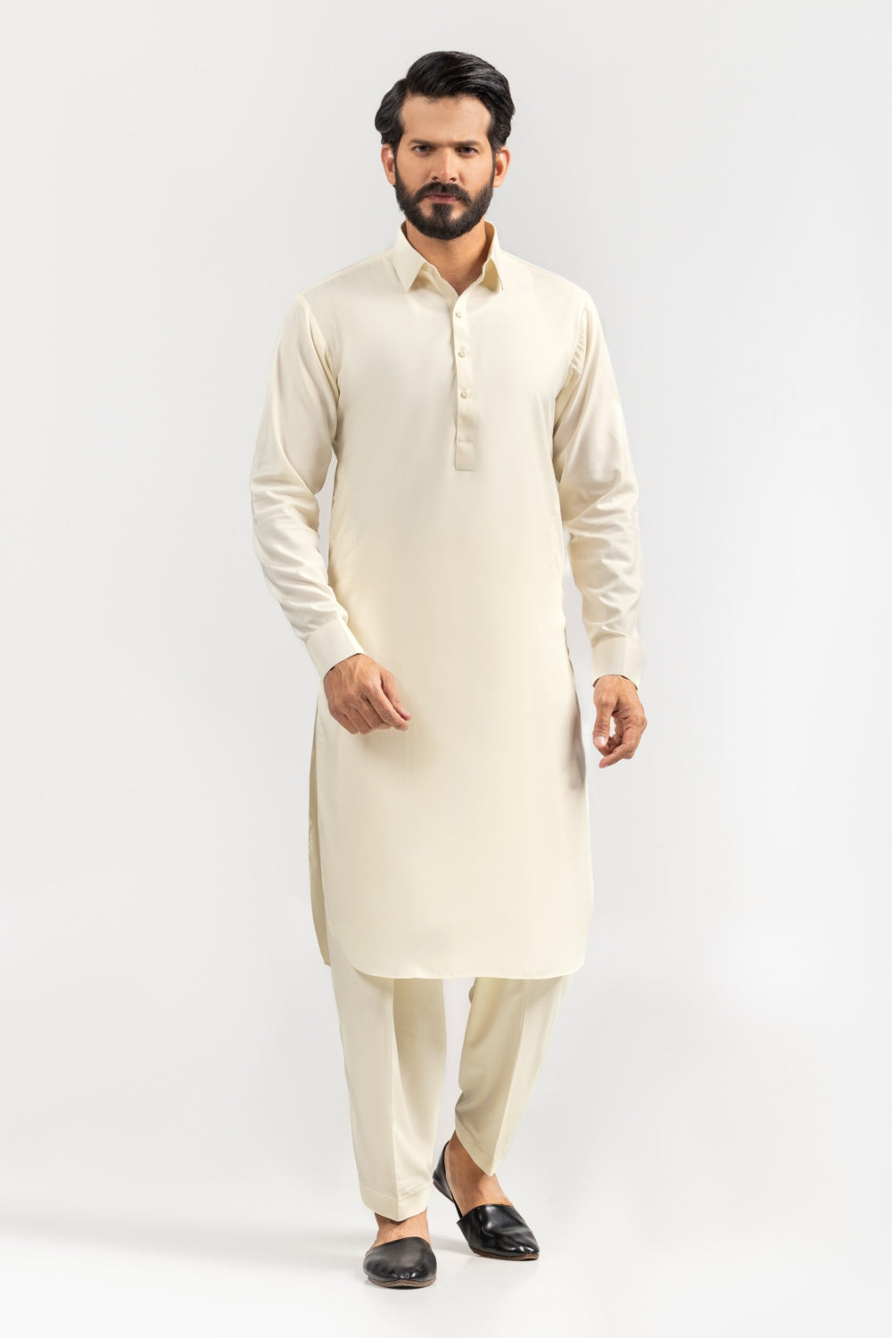 Gini Gold Unstitched Fabric Blended