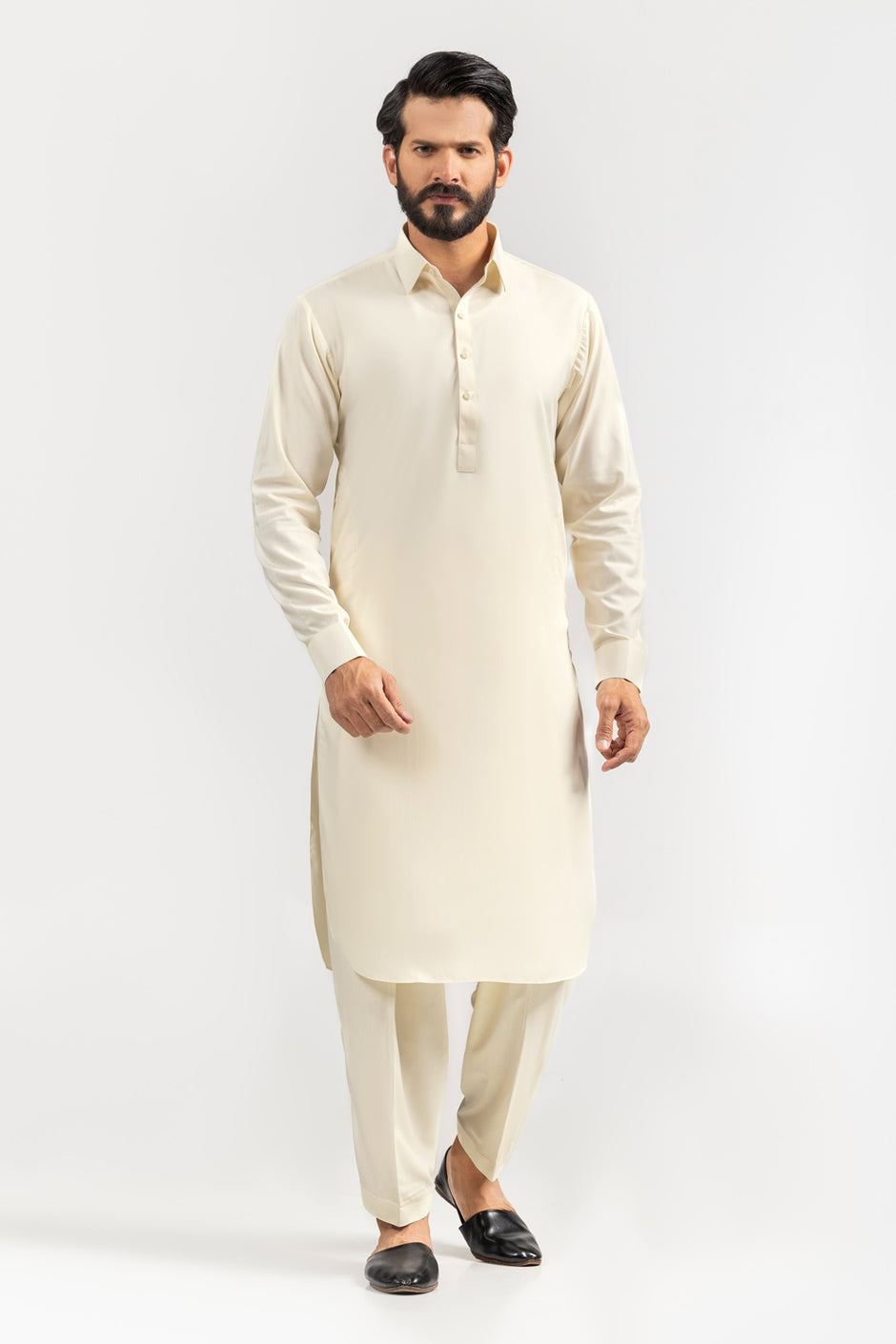 Gini Gold Unstitched Fabric Blended