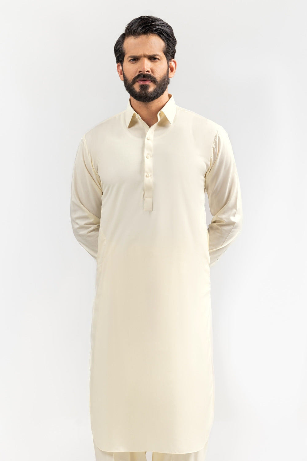 Gini Gold Unstitched Fabric Blended