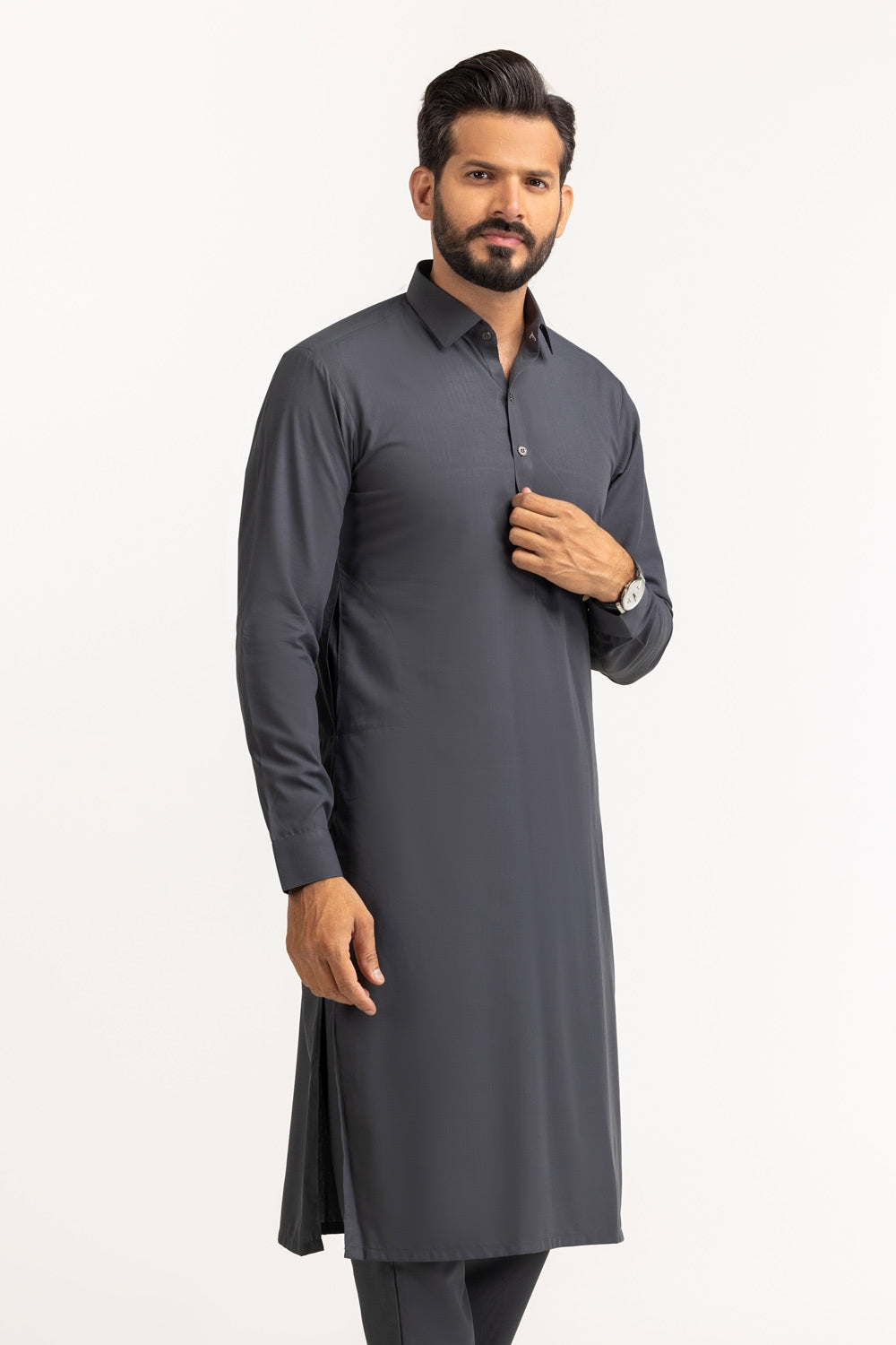 Gini Gold Unstitched Fabric Blended
