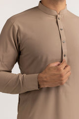 Gini Gold Unstitched Fabric Blended