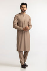 Gini Gold Unstitched Fabric Blended