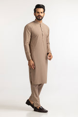 Gini Gold Unstitched Fabric Blended