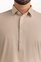 Gini Gold Unstitched Fabric Blended