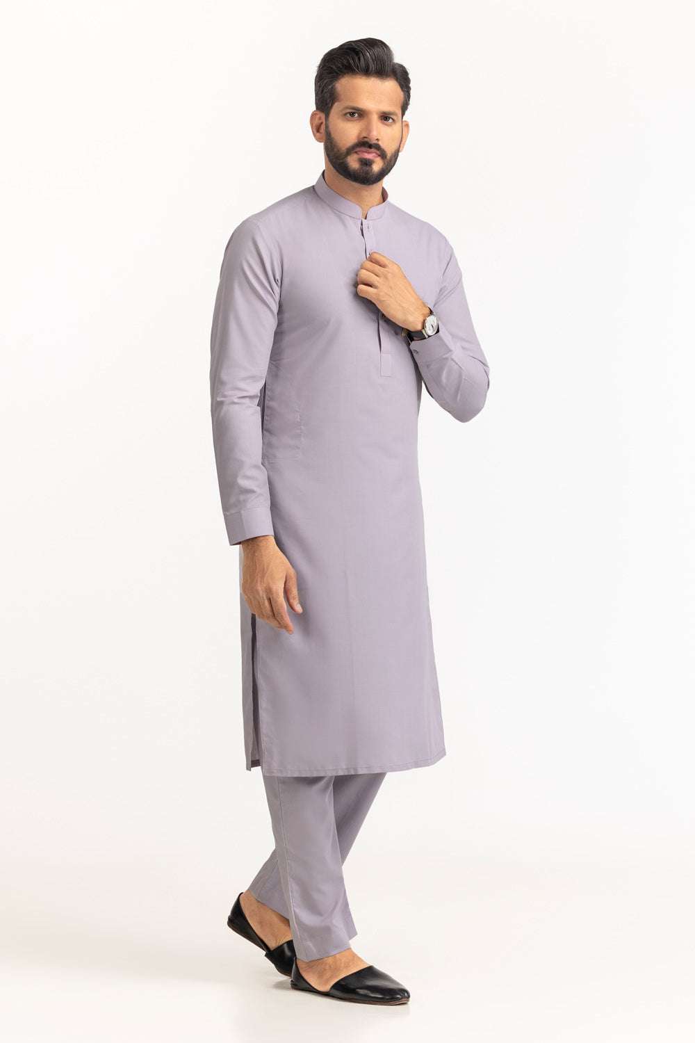 Gini Gold Unstitched Fabric Blended