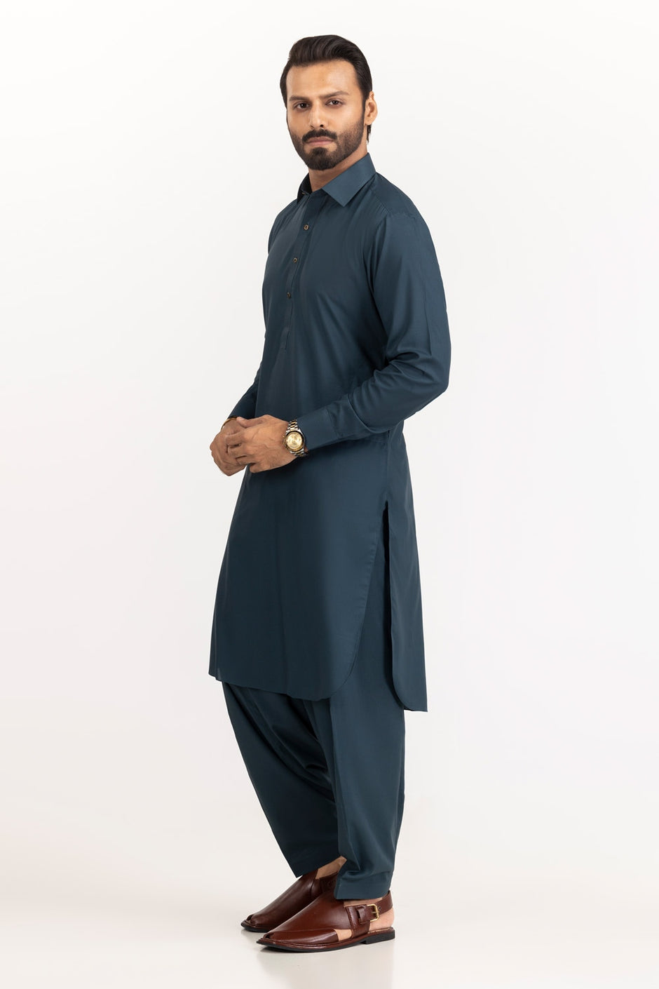GINI GOLD Unstitched Fabric Blended-LF
