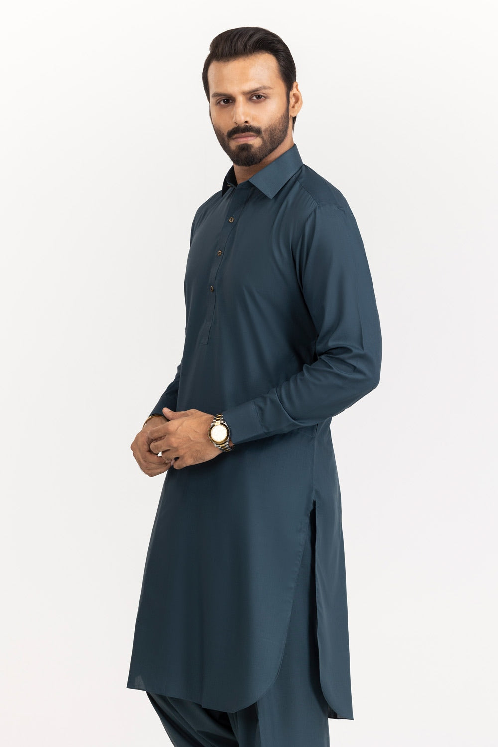 GINI GOLD Unstitched Fabric Blended-LF
