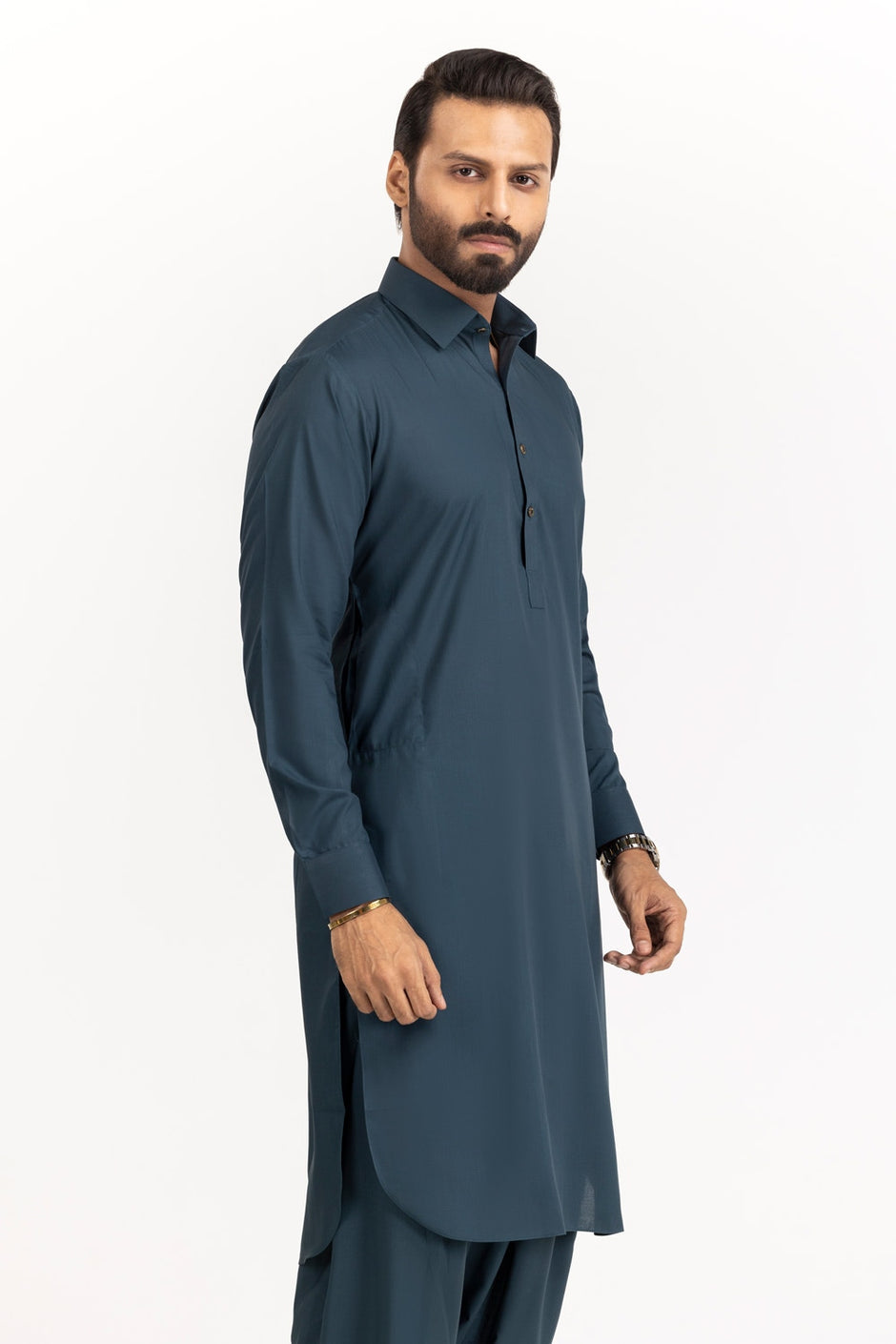 GINI GOLD Unstitched Fabric Blended-LF