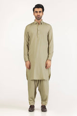 Gini Gold Unstitched Fabric Blended