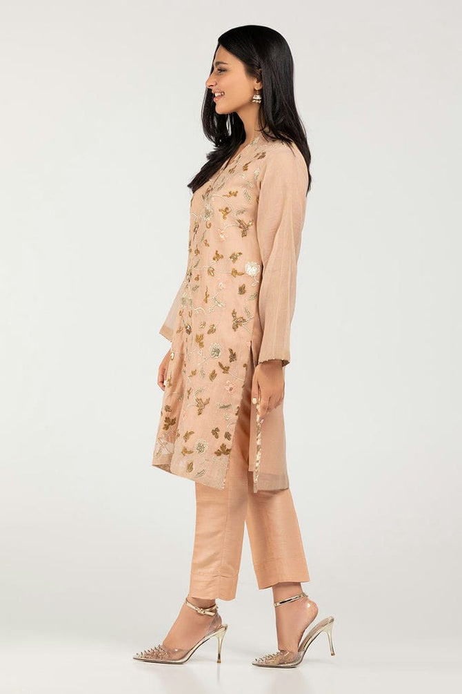 Dyed Embroidered Messuri Shirt